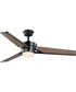 Kasota 56" 3-Blade Tan Linen/Indoor/Outdoor LED DC Motor Modern Ceiling Fan Oil Rubbed Bronze