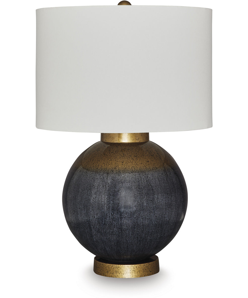 Adara Metal Table Lamp Blue/Gold