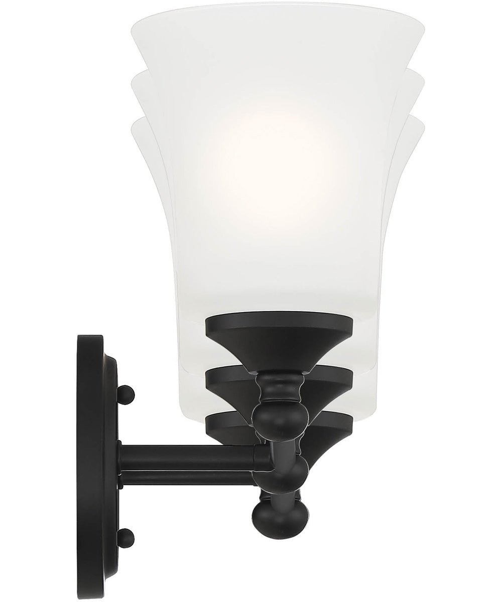 Bronson 3 Light Vanity Matte Black