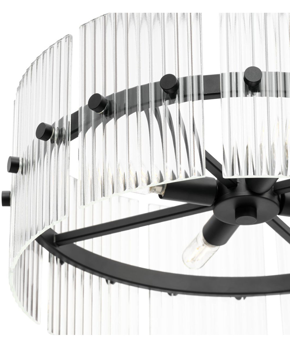 Seville 4-Light Pendant Matte Black
