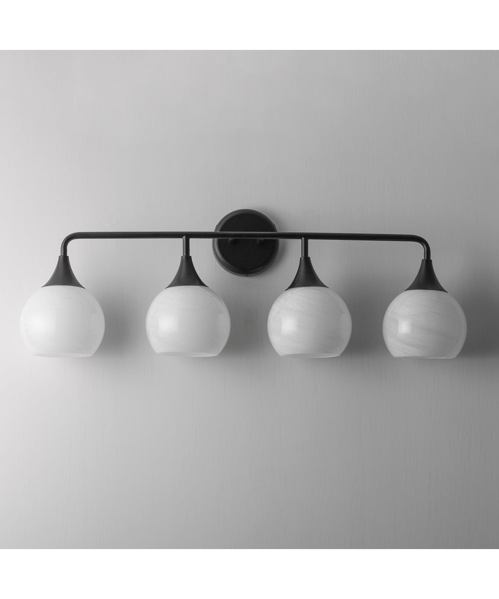 Neve 4-Light Bath Vanity Black