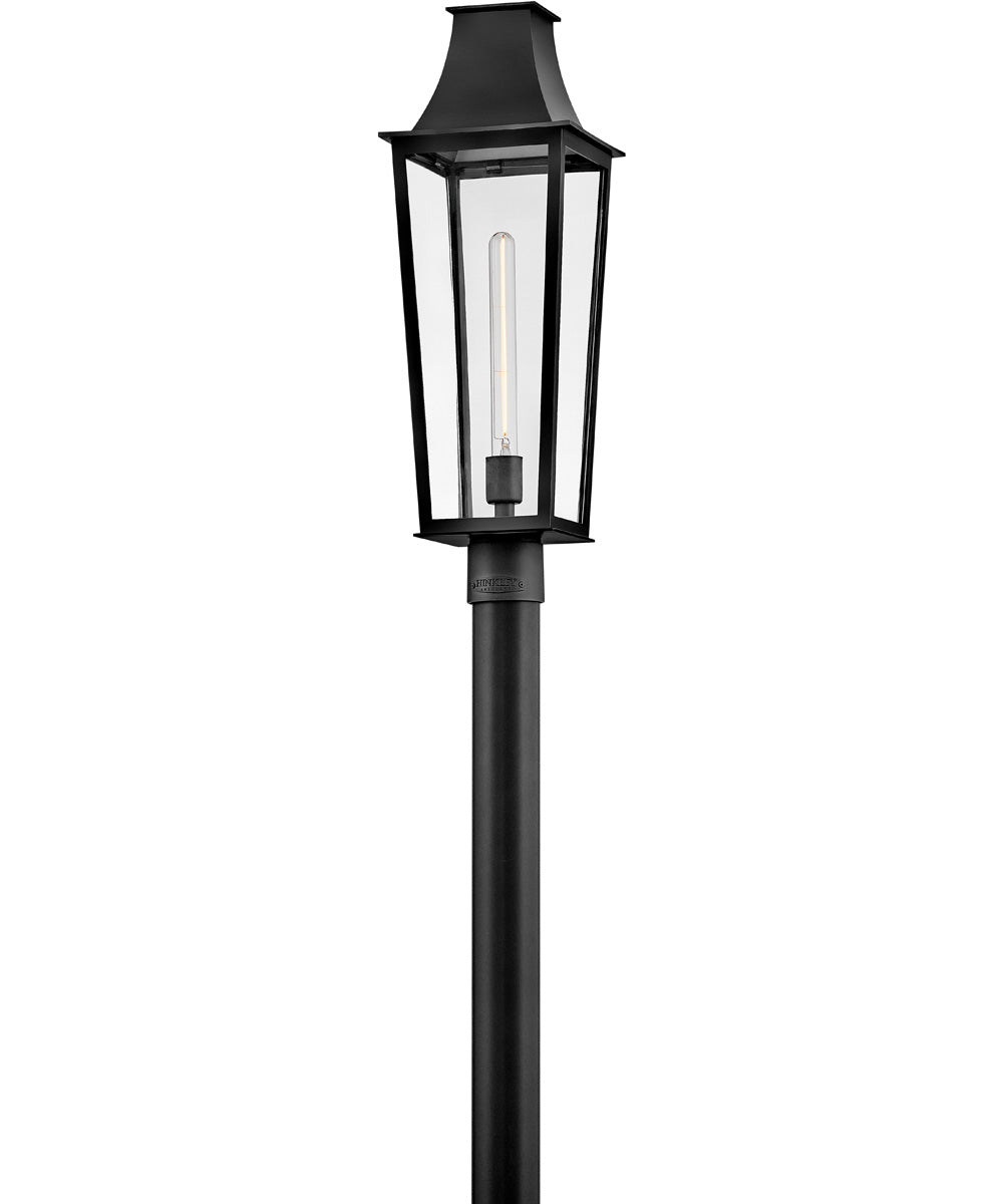 Georgetown Coastal Elements  1-Light Large Post Top Lantern in Black