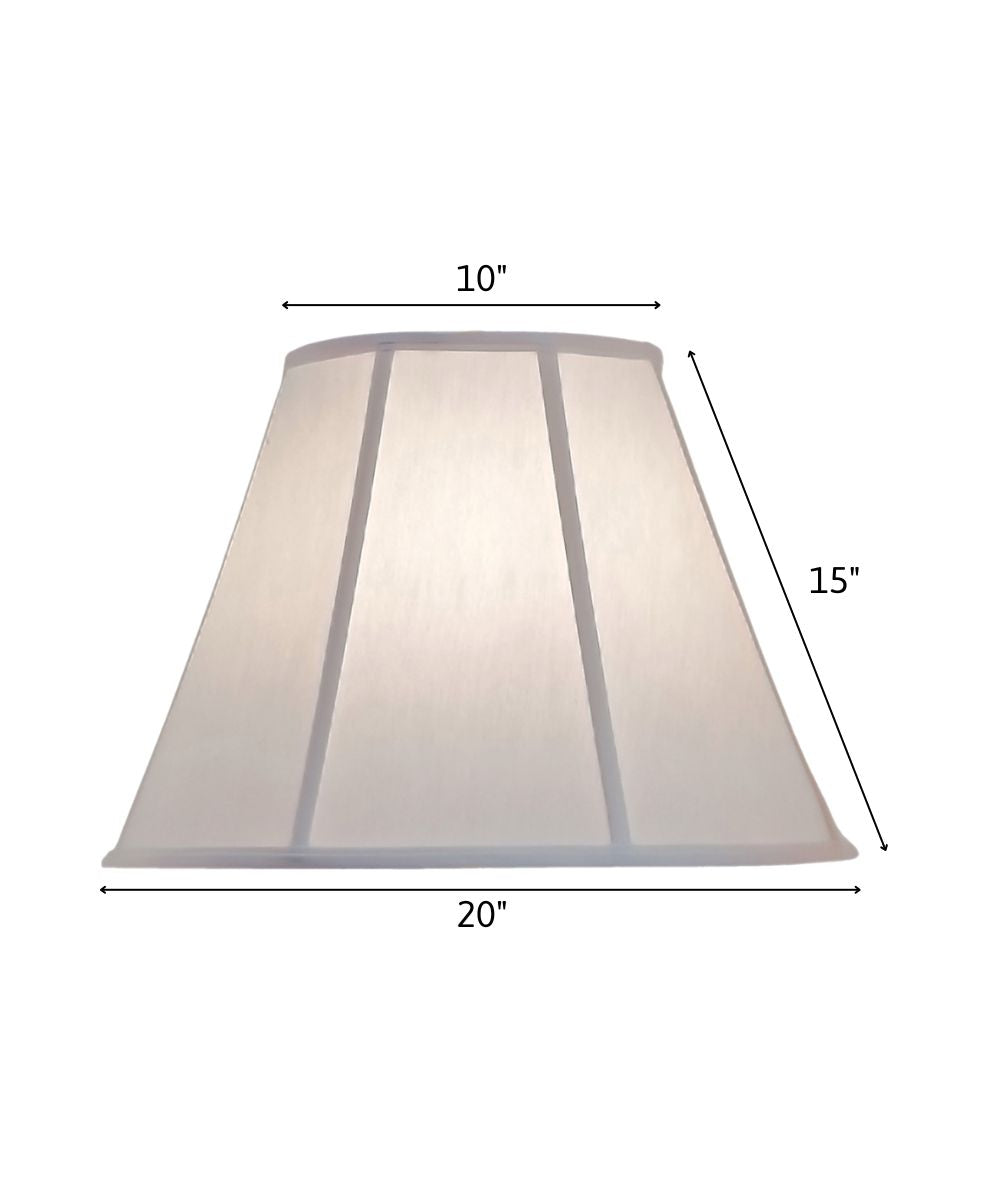 10x20x15 Off White Shadow Empire Softback Lampshade