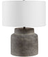 Benedet Gray Wash Table Lamp