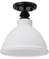 Russel 1-Light Close-to-Ceiling Matte Black