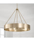 Weller 4-Light Chandelier Matte Brass