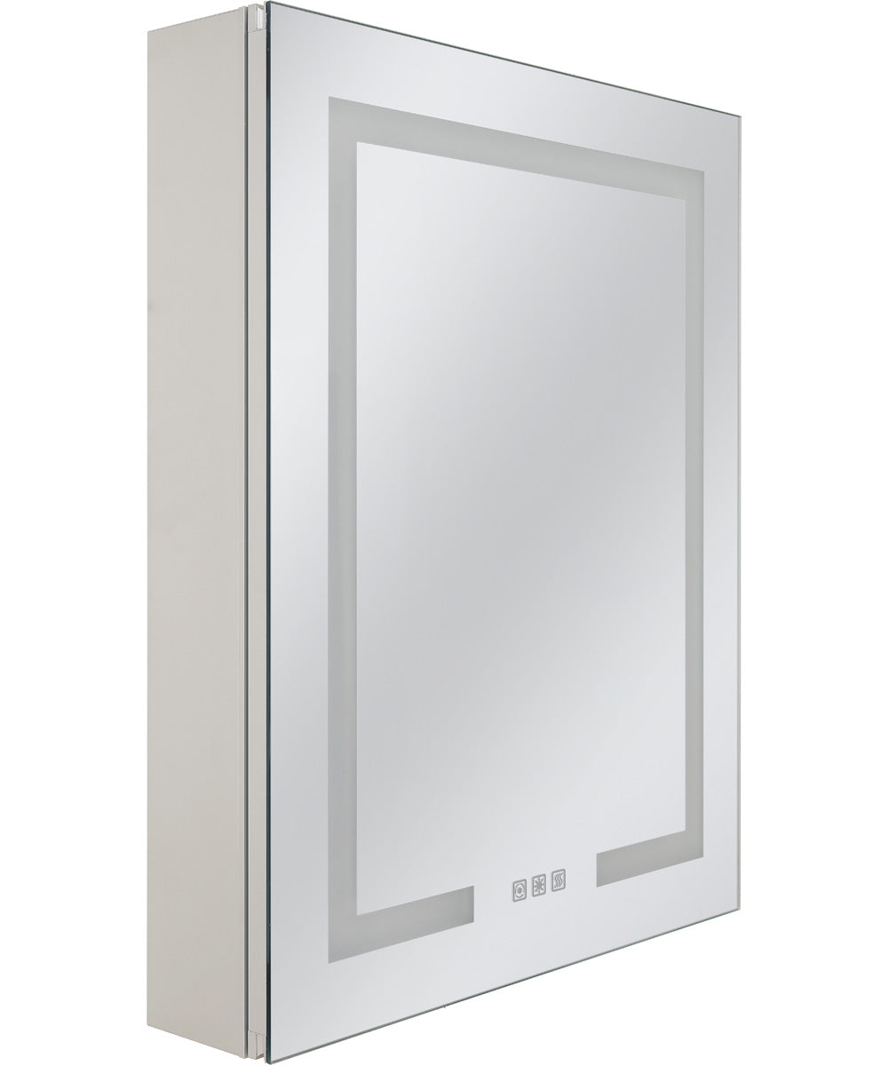 LED Cabinet Mirror 1-Light Mirror White