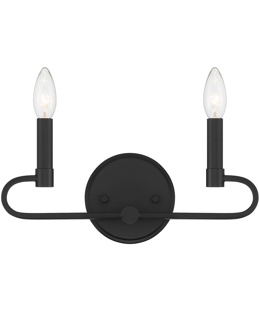 Summit 2 Light Vanity Matte Black
