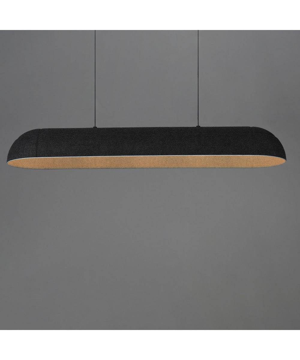 Wimbledon 41 inch LED Linear Pendant Dark Gray
