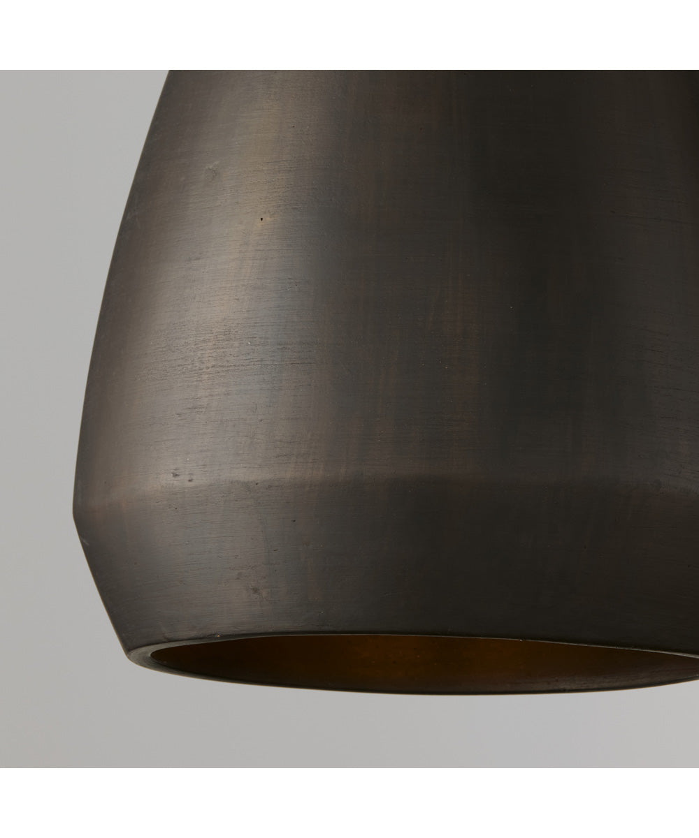 Della 1-Light Pendant Terracotta Umber