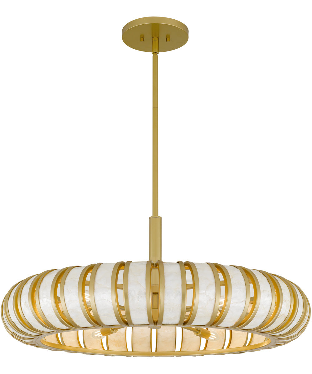 Knight 6-light Pendant Soft Gold