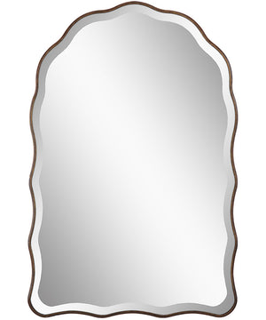 24x36" Wall Mirror in Antique Bronze with Gold