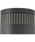 Casey 1-Light Small Flush Mount in Black