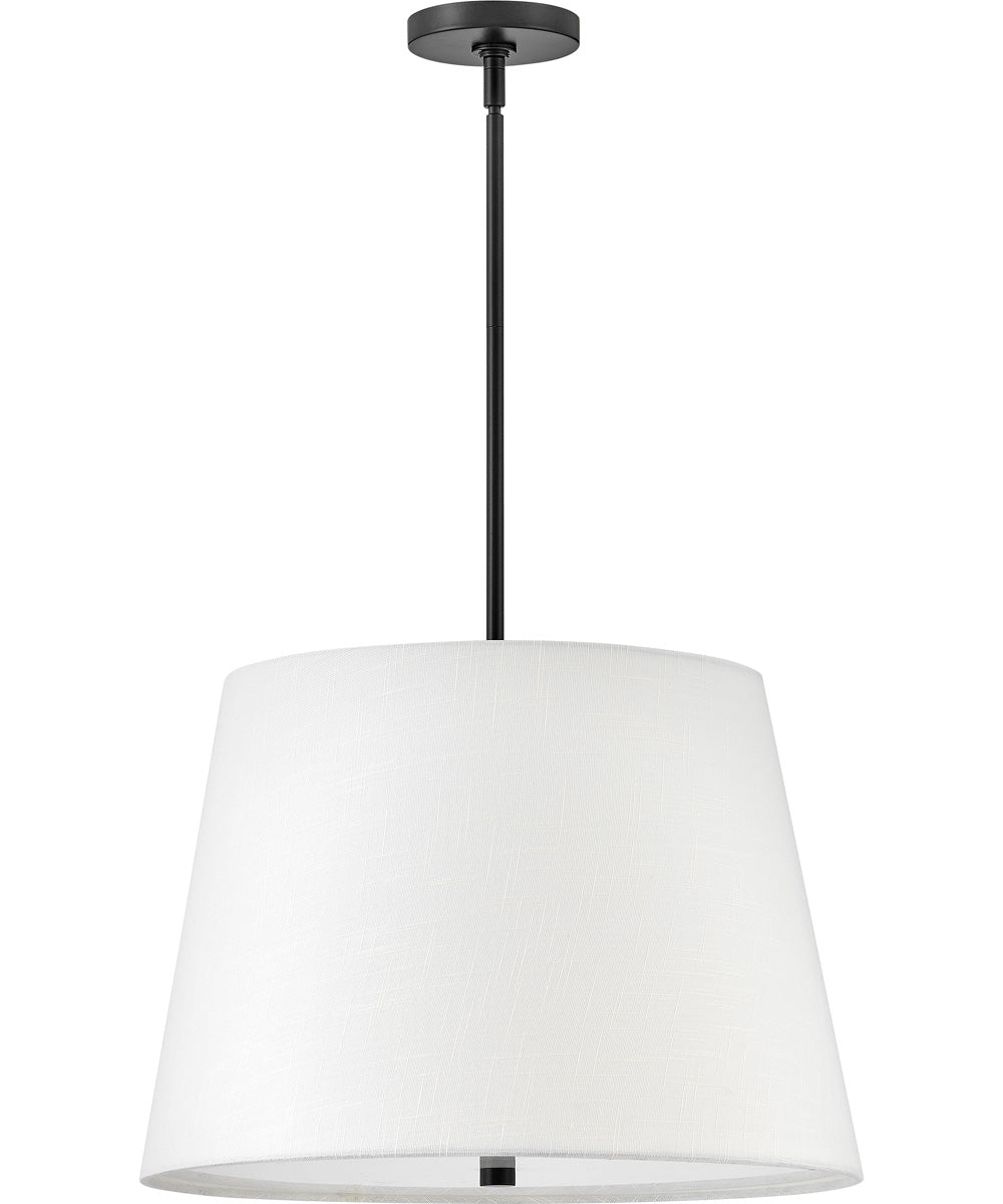 Beale 3-Light Large Convertible Pendant in Black