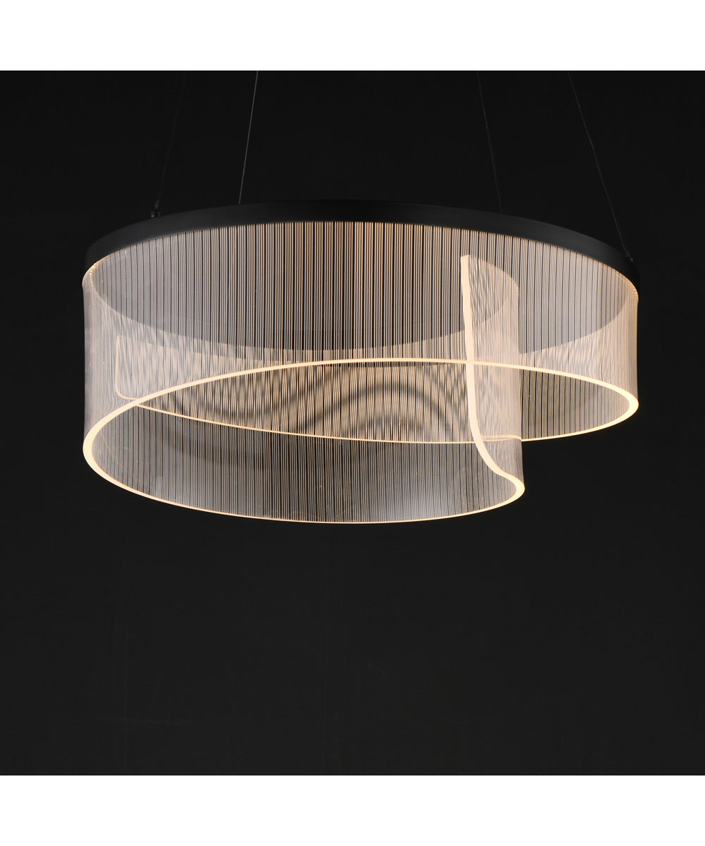 Sonata 24 inch LED Pendant Black