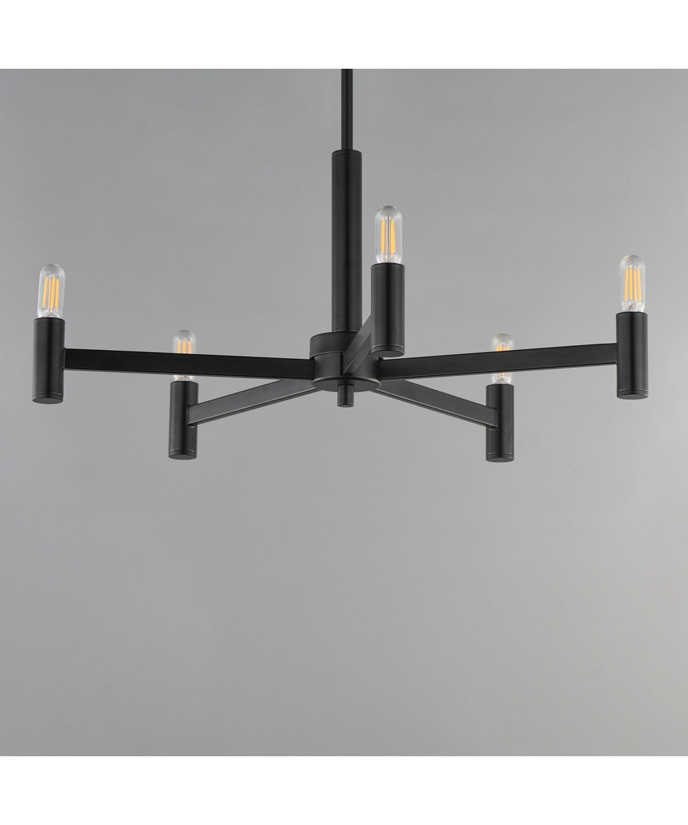 Emana 5-Light Chandelier Black