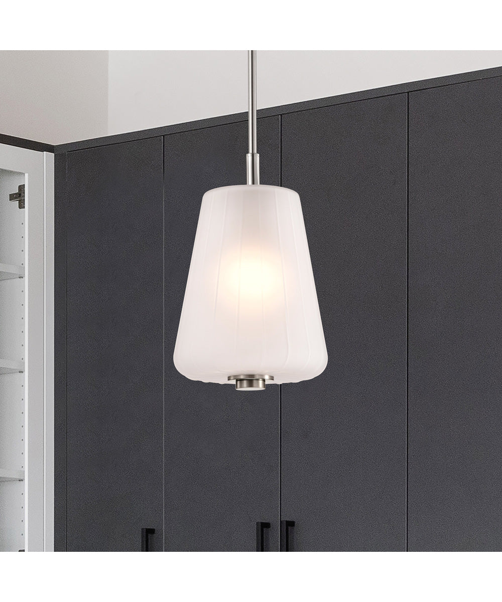 Lune 1-Light Pendant Brushed Nickel