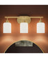 Reines 3-Light Bath Vanity with Opal Glass Shades Brushed Gold