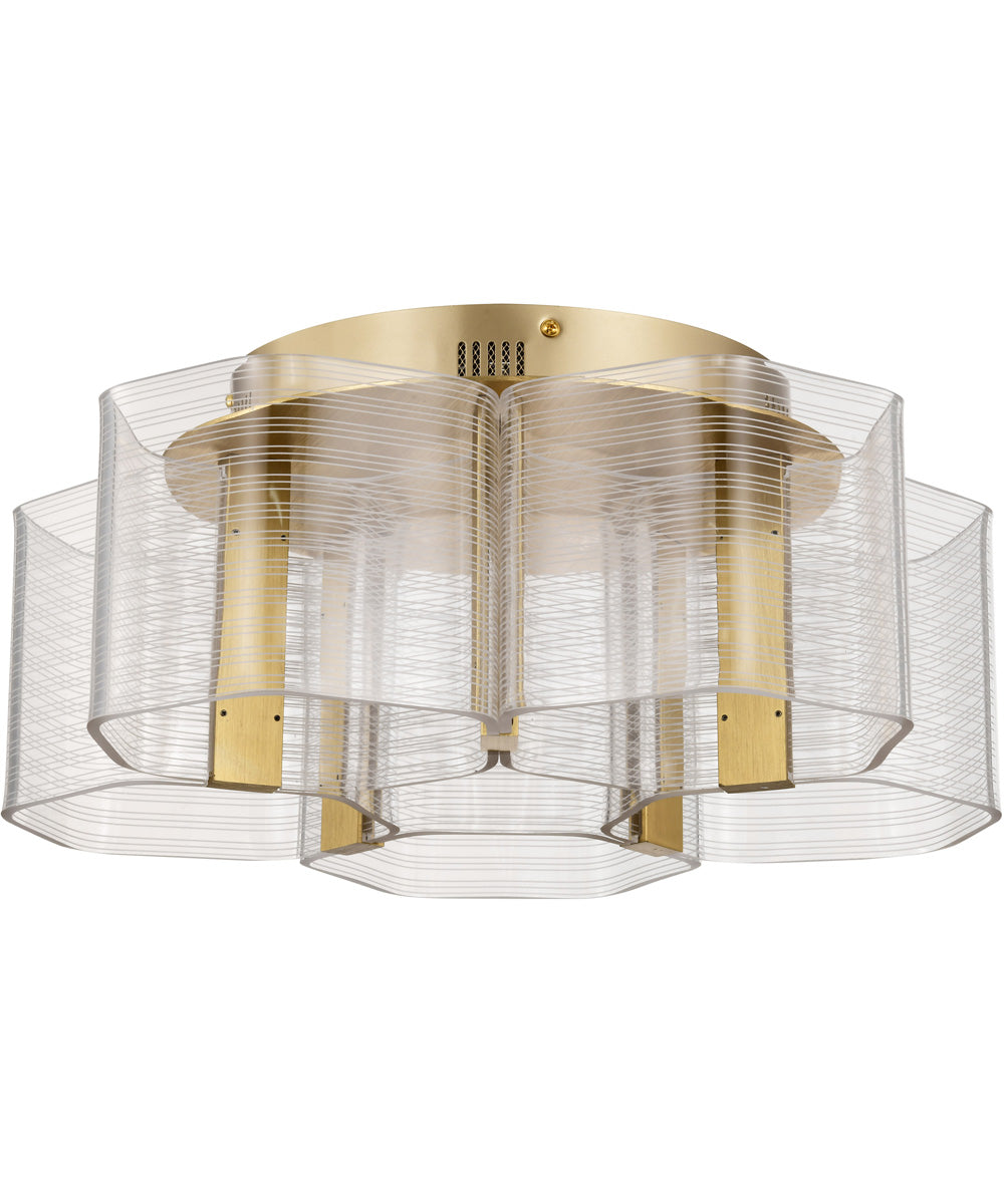 Kenzo  Close-to-Ceiling Polished Anodized Bronze