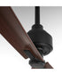 56" Twain Patio Ceiling Fan Matte Black
