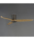 Woodwind 52 inch Solid Wood Blade Hugger Fan w LED Charcoal Bronze