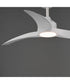 Drifter 52 inch Outdoor Fan w LED Matte White