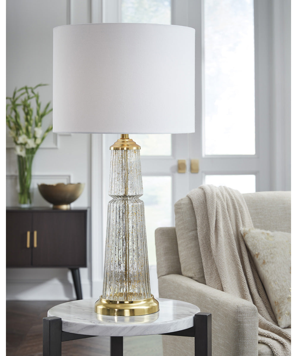 Bakersboro Glass Table Lamp Clear/Gold