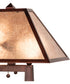 20" High Mission Prime Oblong Table Lamp