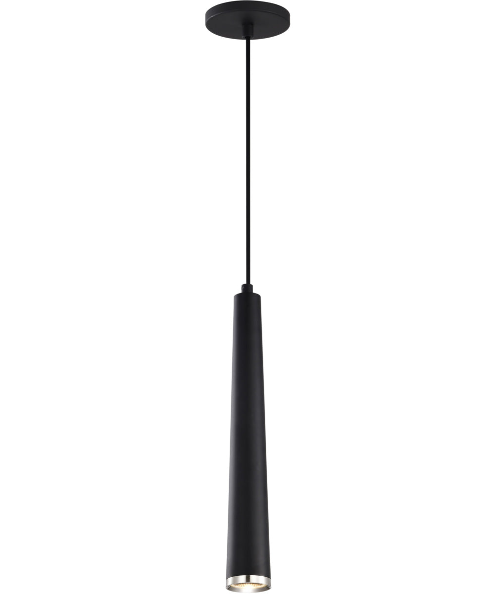 Melrose  Pendant Matte Black / Brushed Nickel