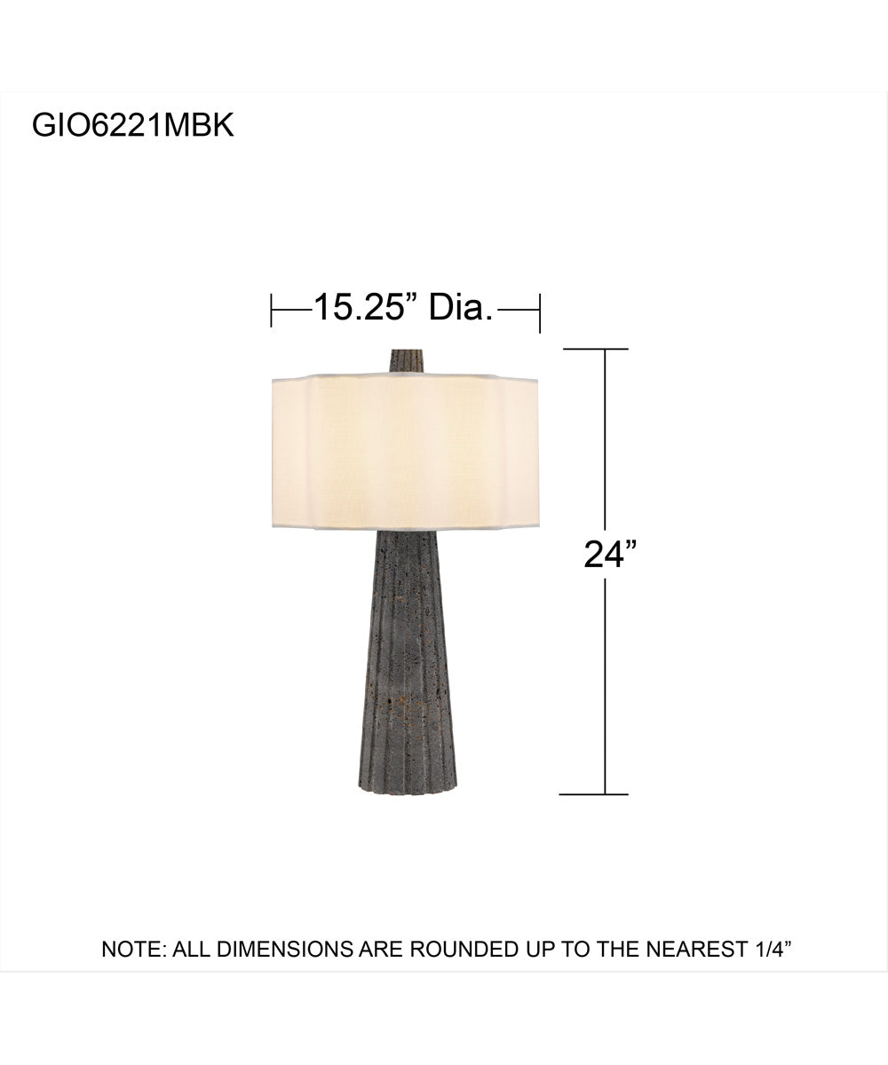 Gio 1-light Table Lamp Matte Black