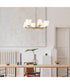 Palmyra 6 Light Chandelier Brushed Gold