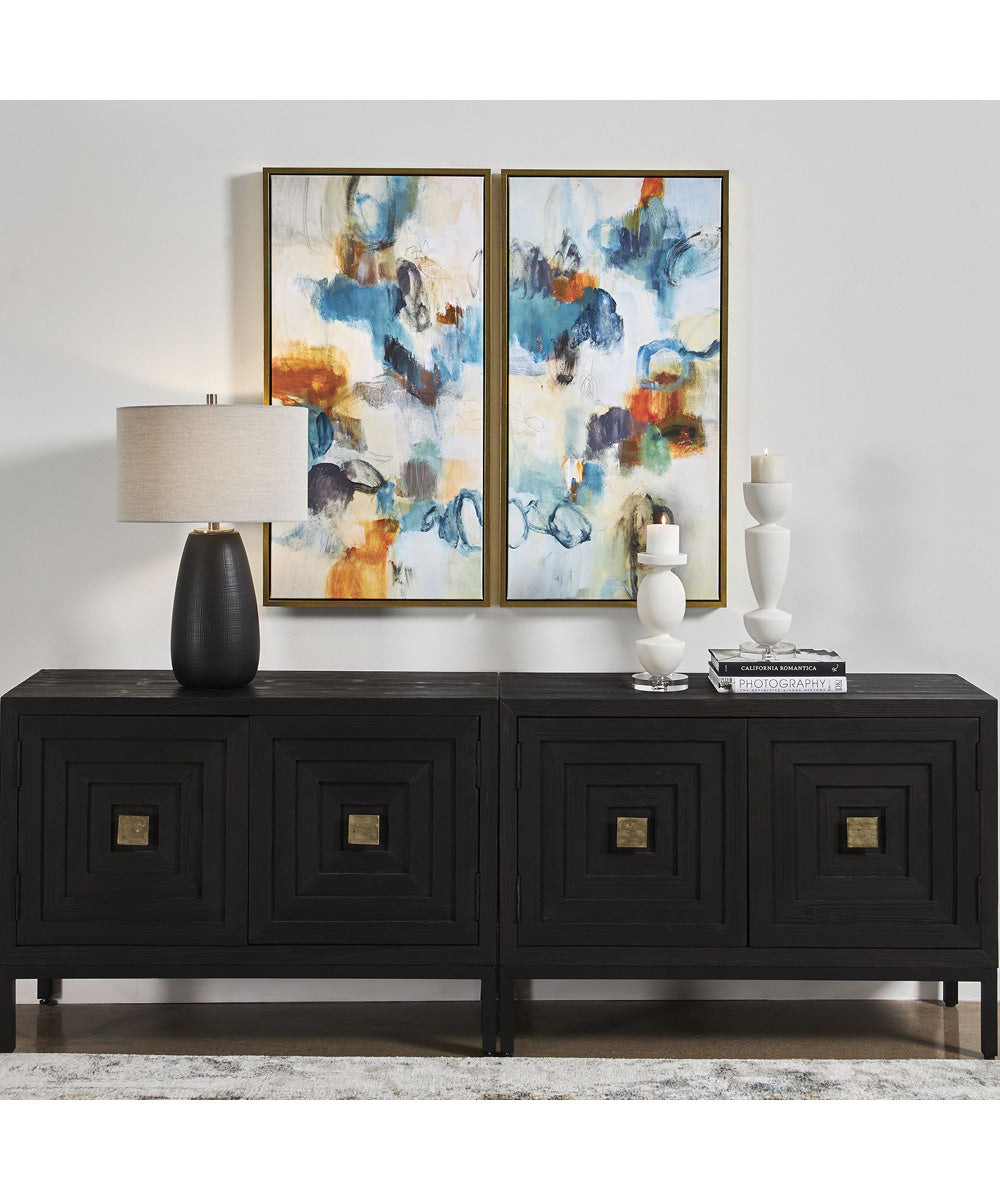 Casual Moments Framed Abstract Art Set of 2