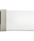Phase 6.1 36 in. 5CCT Integrated LED Linear Vanity Light Brushed Nickel