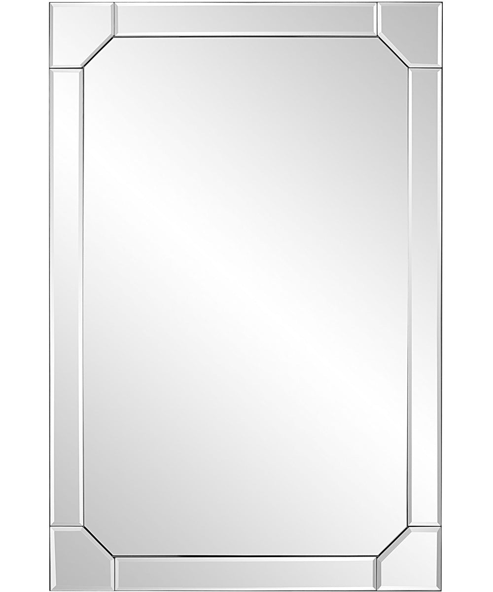 24x36" Wall Mirror Beveled Panels with Clipped Corners