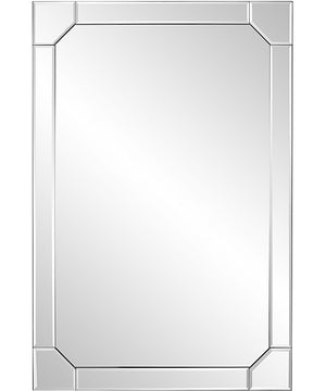 24x36" Wall Mirror Beveled Panels with Clipped Corners