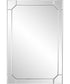 24x36" Wall Mirror Beveled Panels with Clipped Corners