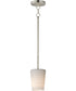 Durham 1-Light Pendant Satin Nickel