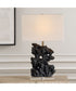 Basalt Black Stone Table Lamp