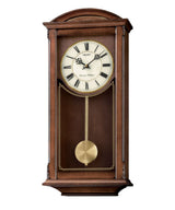 Wall Clock with Pendulum and Dual Chimes