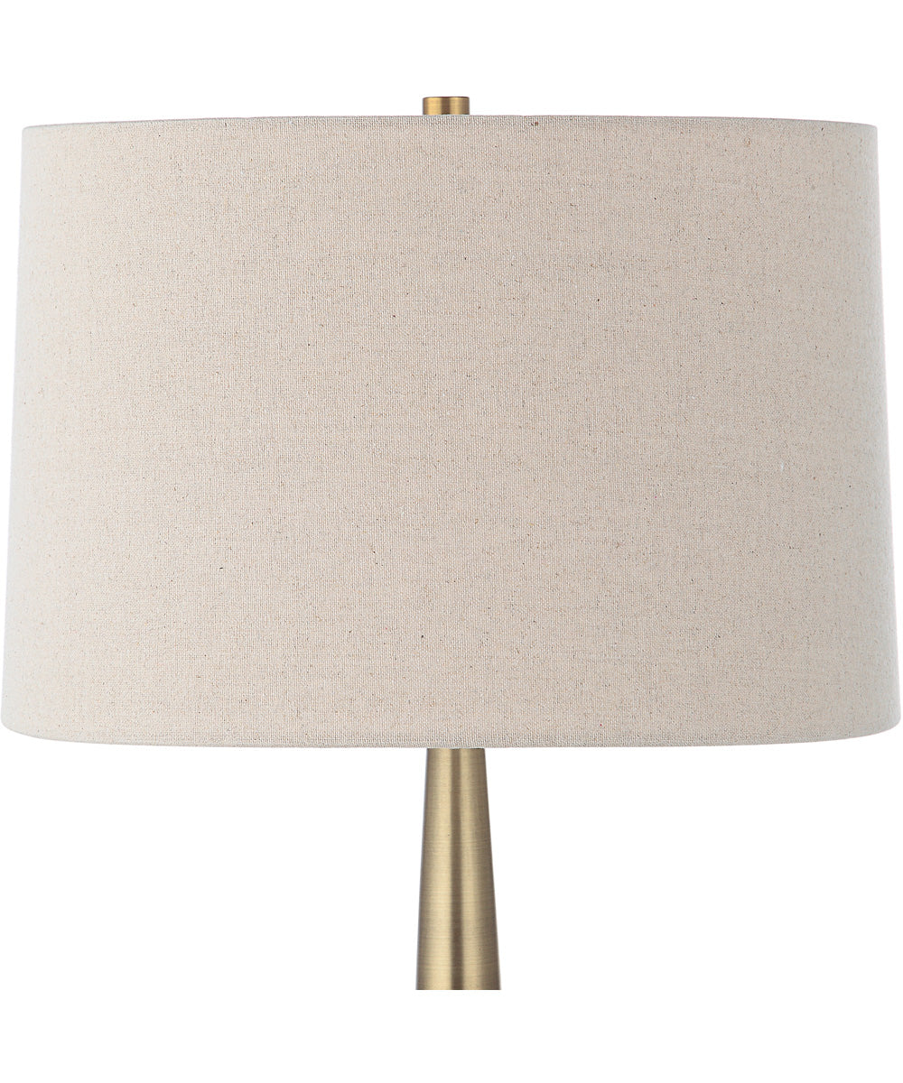 Spyglass Black Wood Grain Table Lamp