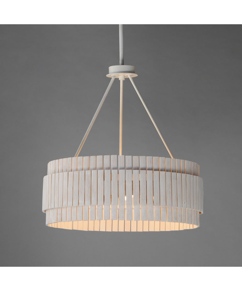 Satori 3-Light Chandelier Ecru