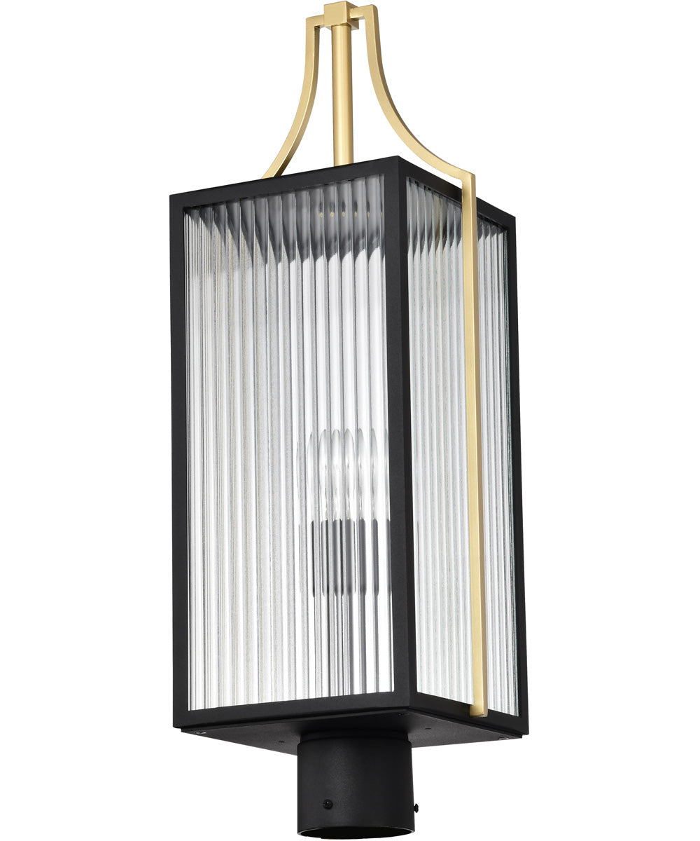 Holden 1-Light Outdoor Black / Gold