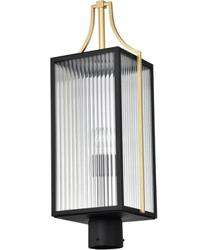 Holden 1-Light Outdoor Black / Gold