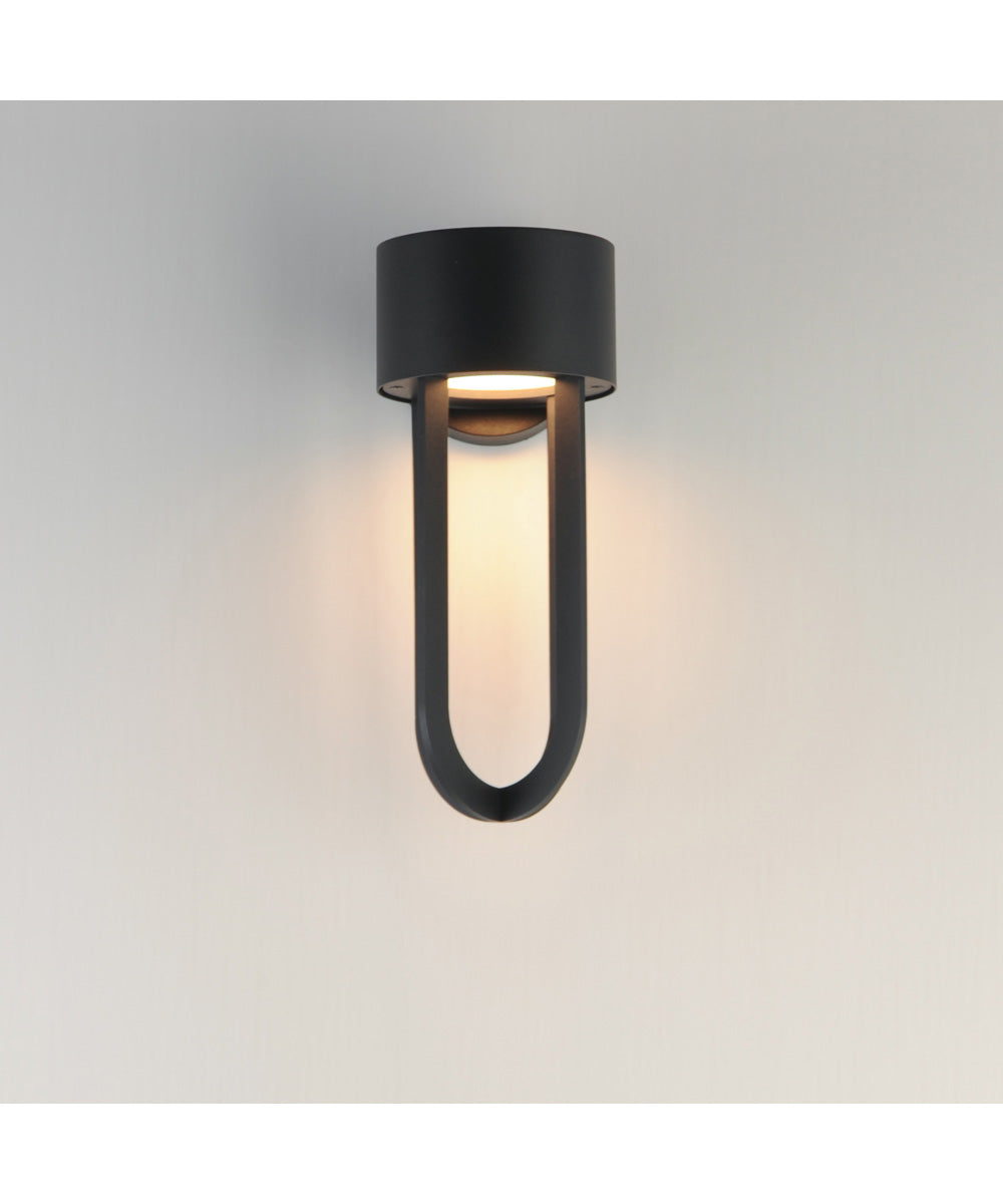 Quayside VX 14 inch  Outdoor LED Wall Sconce Black