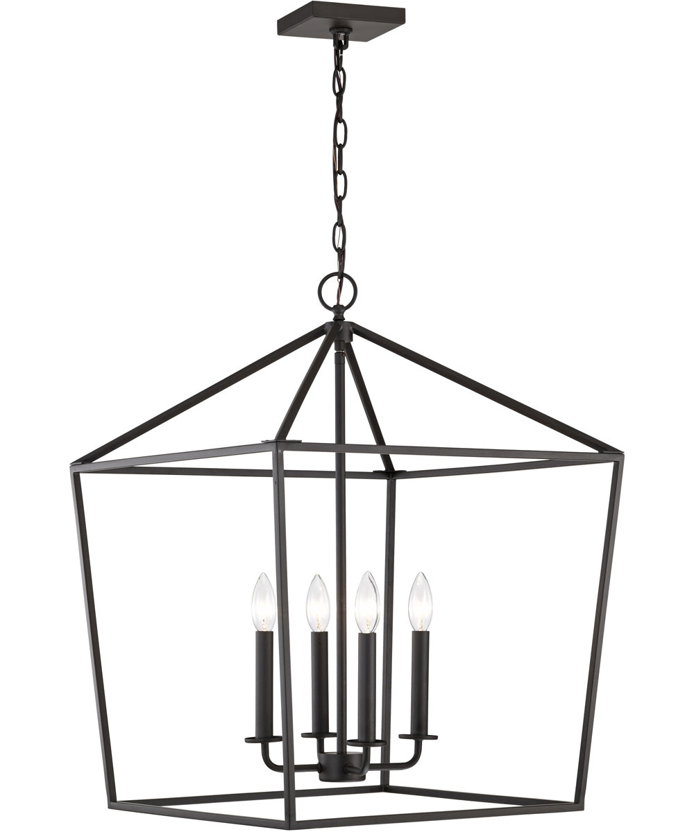 Emma 4-Light Pendant Matte Black