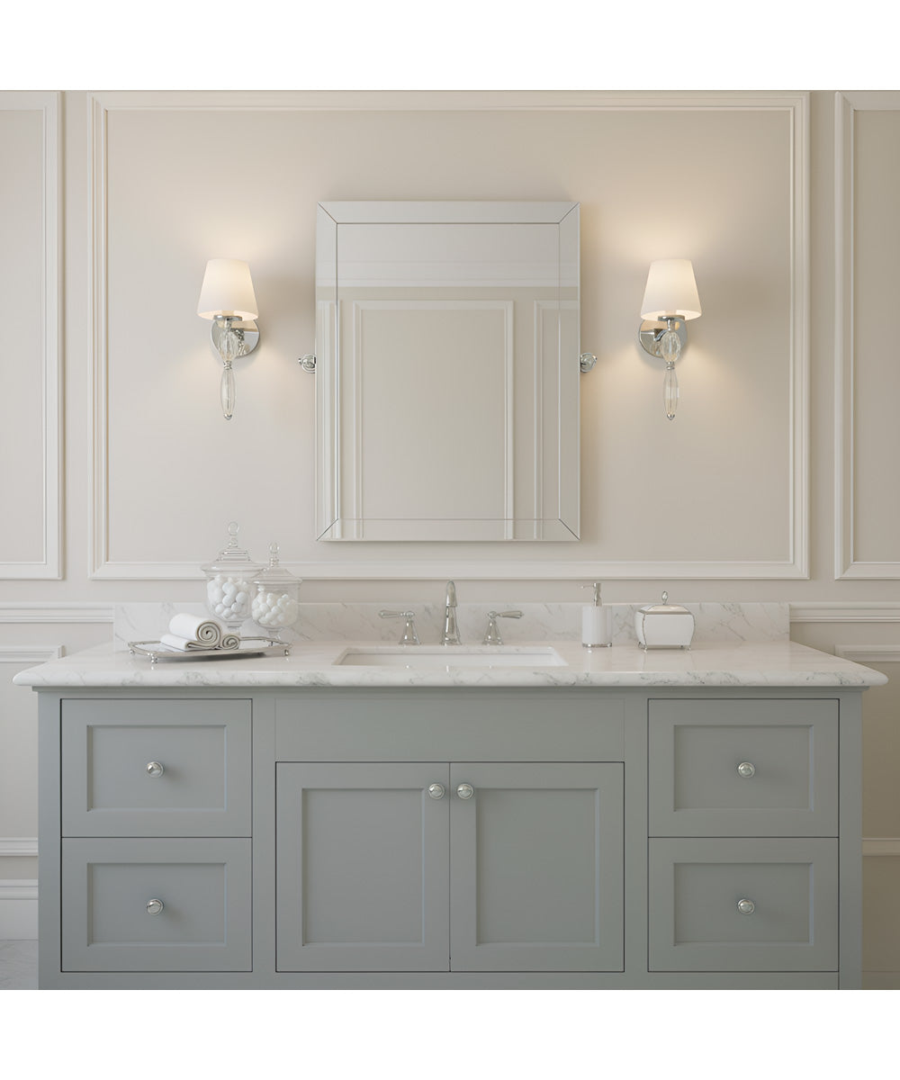 Stone 1-light Wall Sconce Polished Chrome