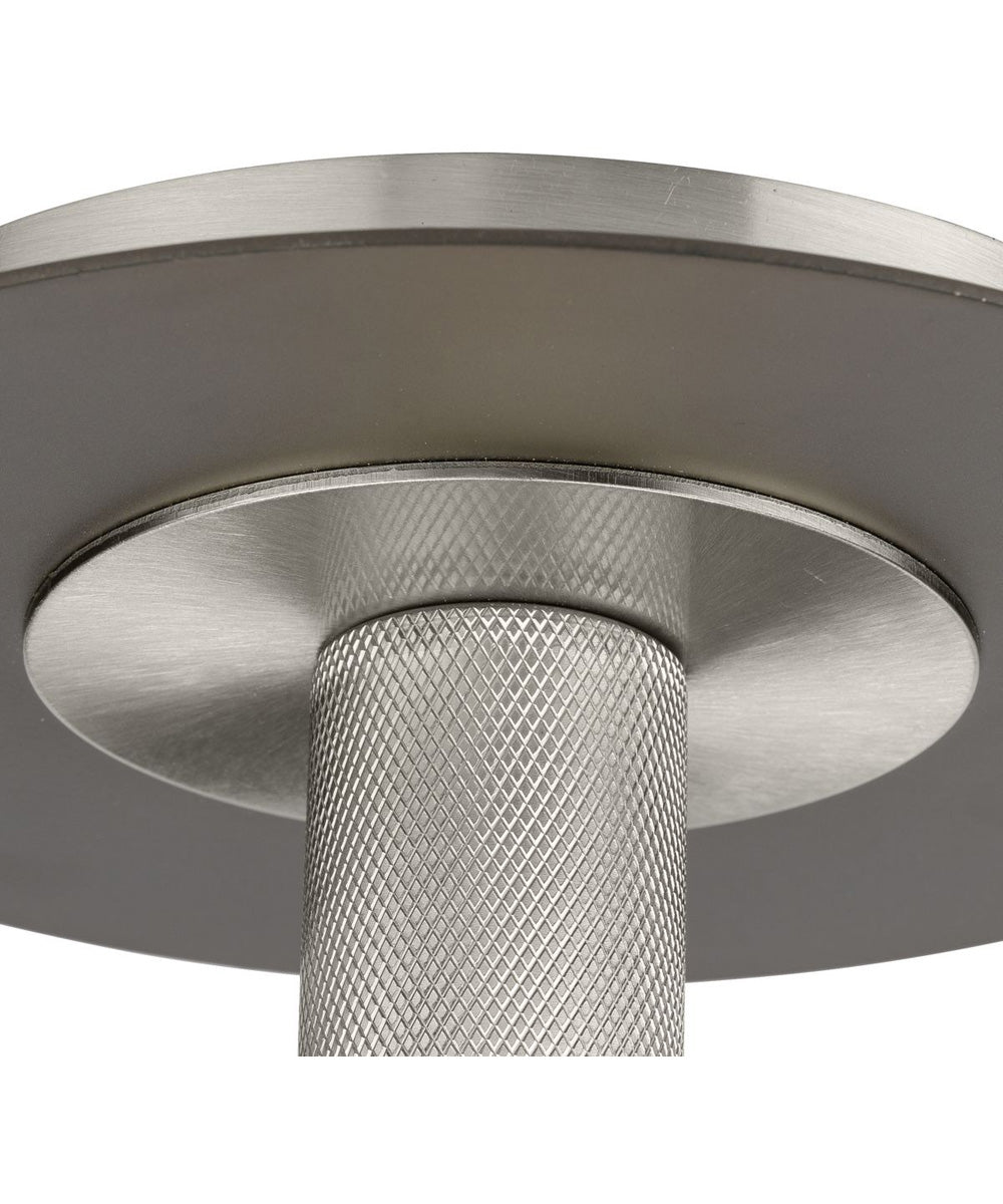 Trimble 1-Light 8" Flush Mount Brushed Nickel