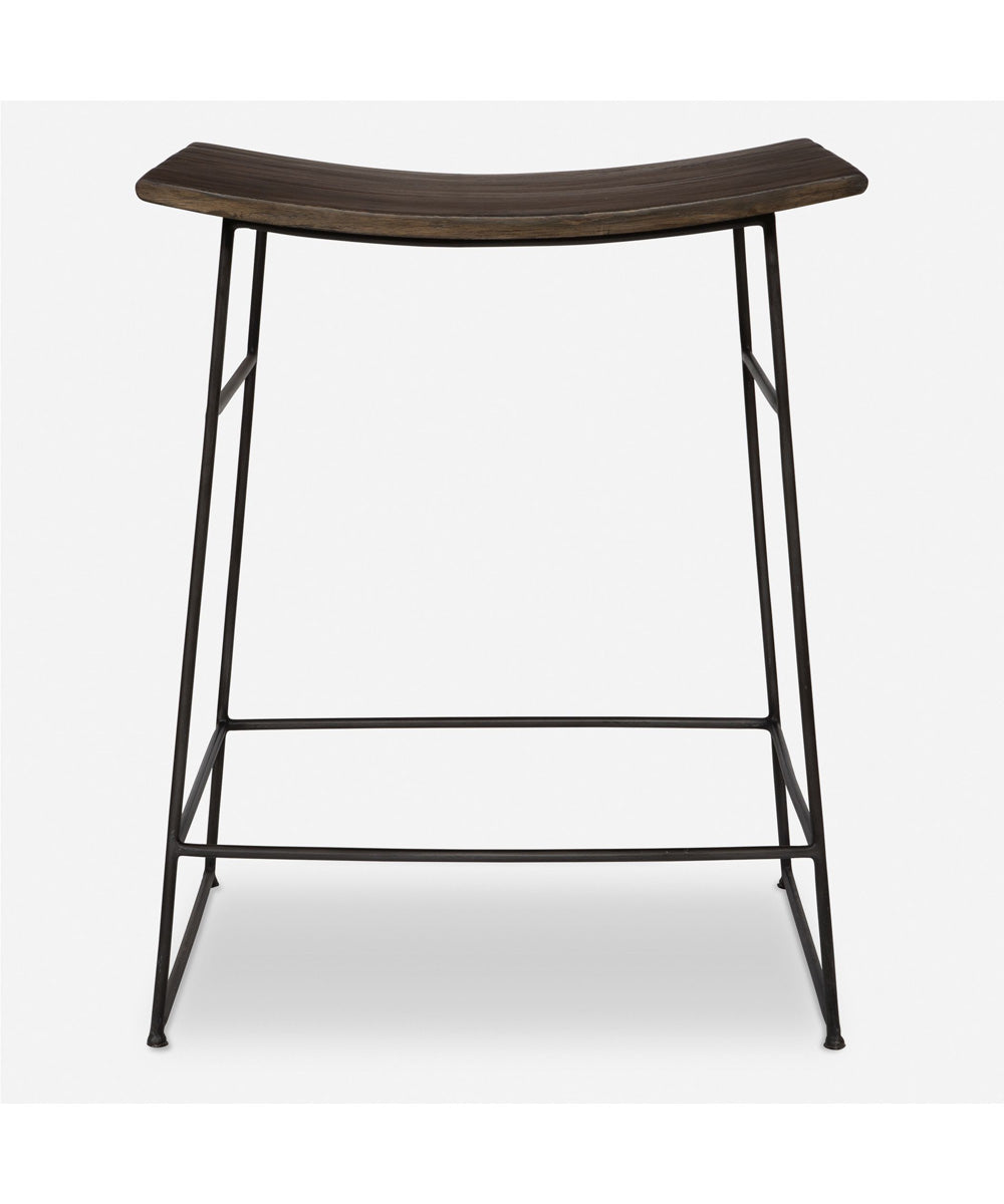 Thura Walnut Counter Stool