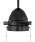 Cozy 52" 3-Blade Ceiling Fan 1-Light Fan Flat Black