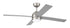 Kelsey 52" 4-blade Indoor Ceiling Fan 1-Light Fan Brushed Polished Nickel